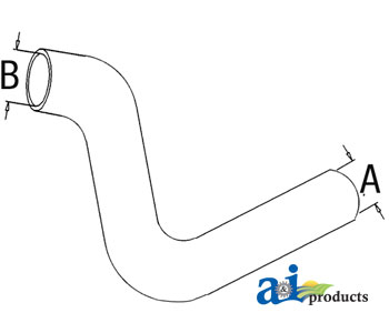 UT370217   Lower Hose---Replaces 120779C1